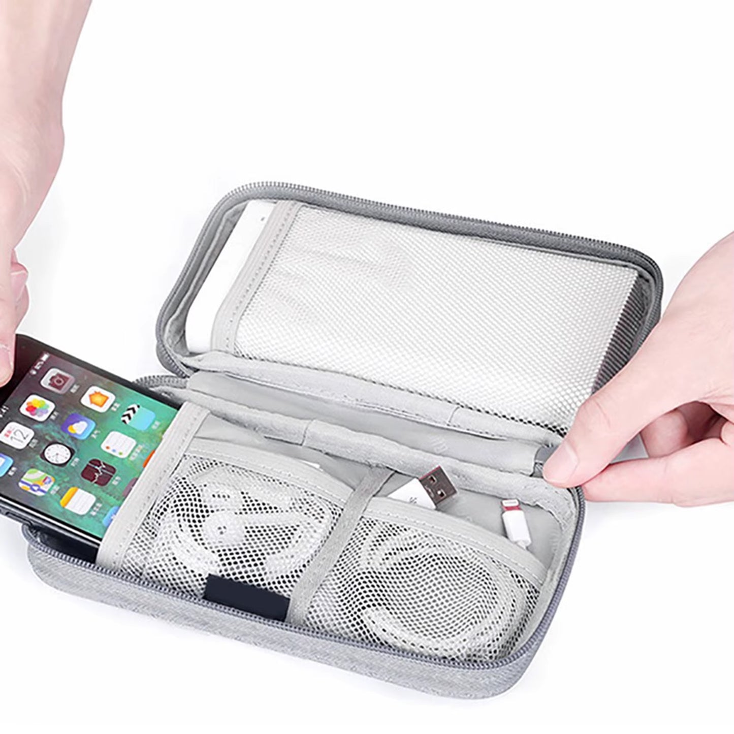 Travel Cable Bag Portable Digital Storage Pouch Charger Data Cable USB Bag Organizer Waterproof Electronic Accessory Storage Bag