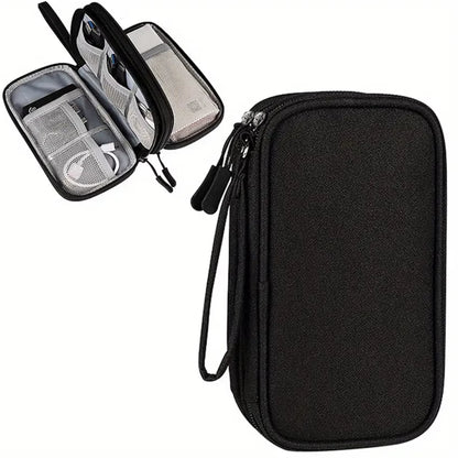 Travel Cable Bag Portable Digital Storage Pouch Charger Data Cable USB Bag Organizer Waterproof Electronic Accessory Storage Bag