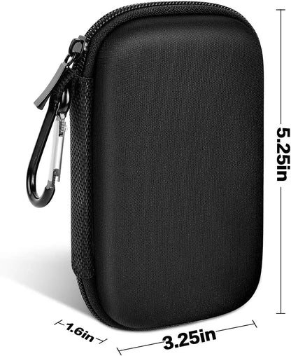 Etui rigide de rangement et transport disque dur externe et câbles