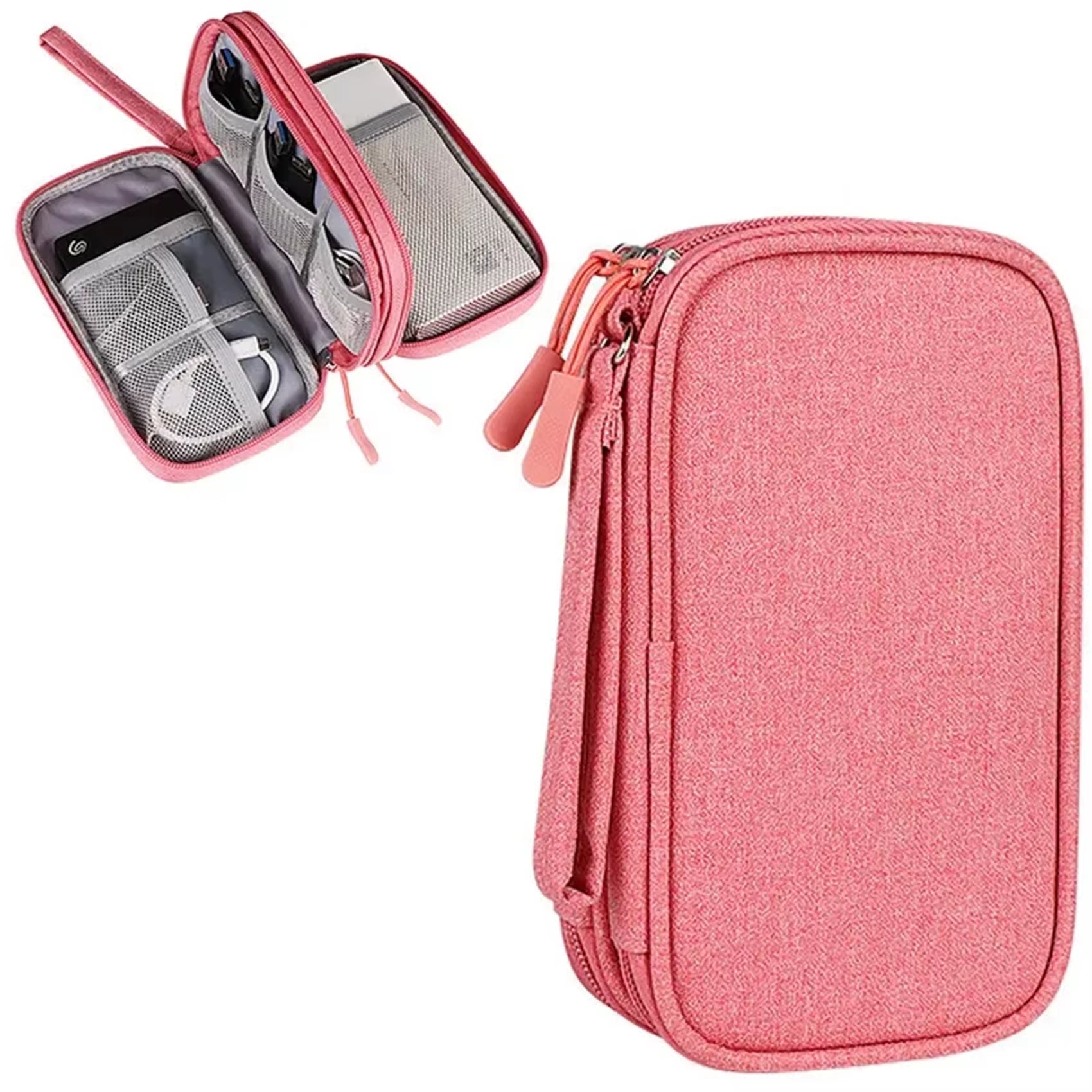 Travel Cable Bag Portable Digital Storage Pouch Charger Data Cable USB Bag Organizer Waterproof Electronic Accessory Storage Bag