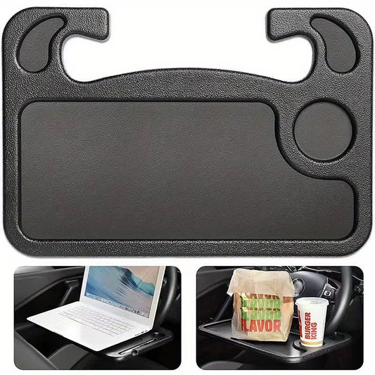 Plateau Multifunctionnel pour volant de voiture - support ordinateur, plateau repas